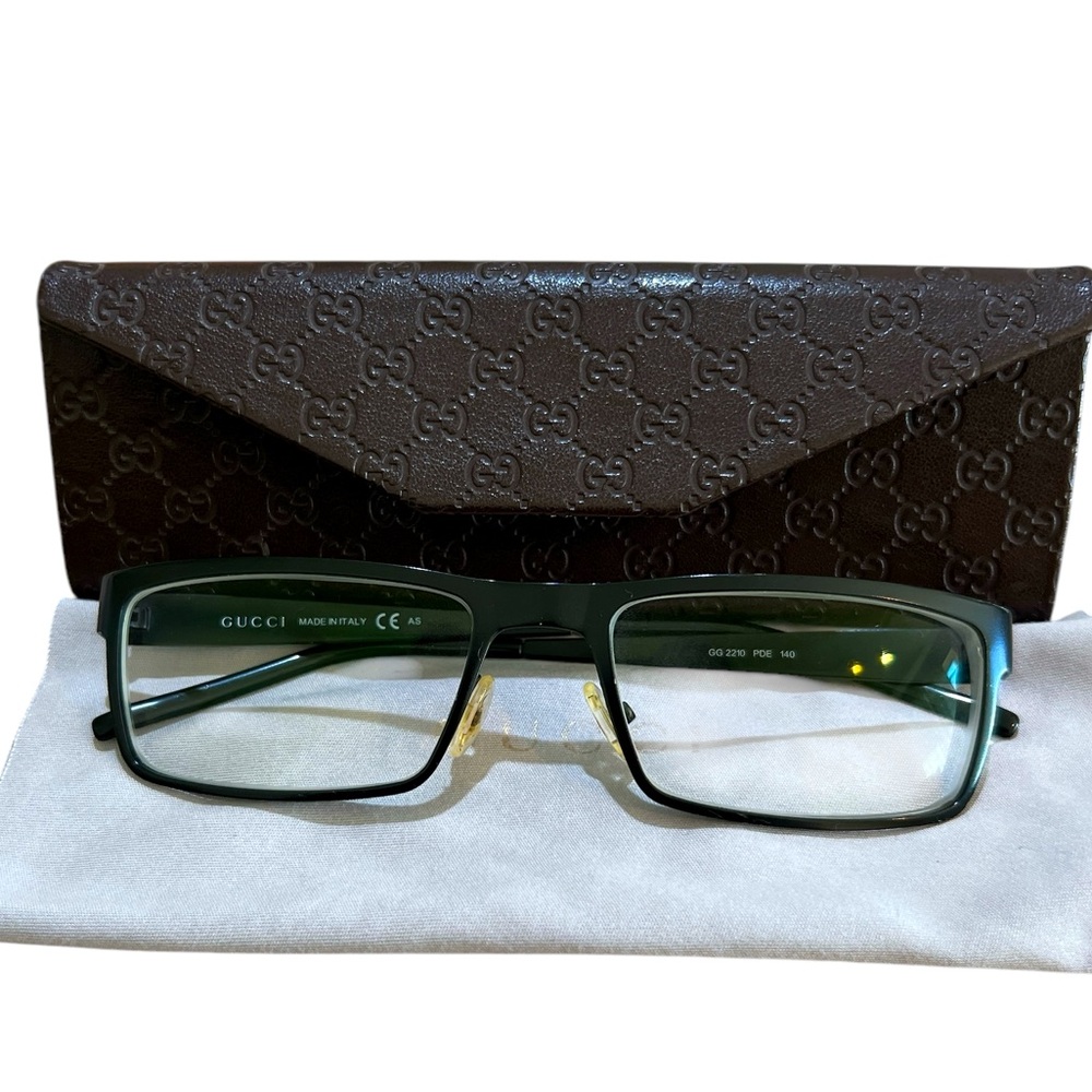 Gucci men’s eyeglasses frames with case